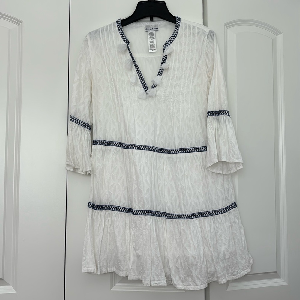 Tommy Bahama Jacquard Tiered Dress